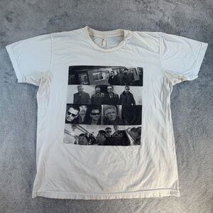 U2 Songs of Innocence T Shirt Men XL American Apparel Band Tour Graphic Tee